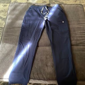 Figs Small Navy Blue Yola Scrub Pants